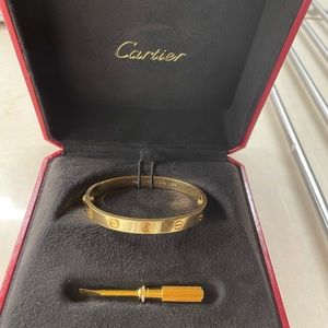 Authentic Cartier Love Bracelet Size 16